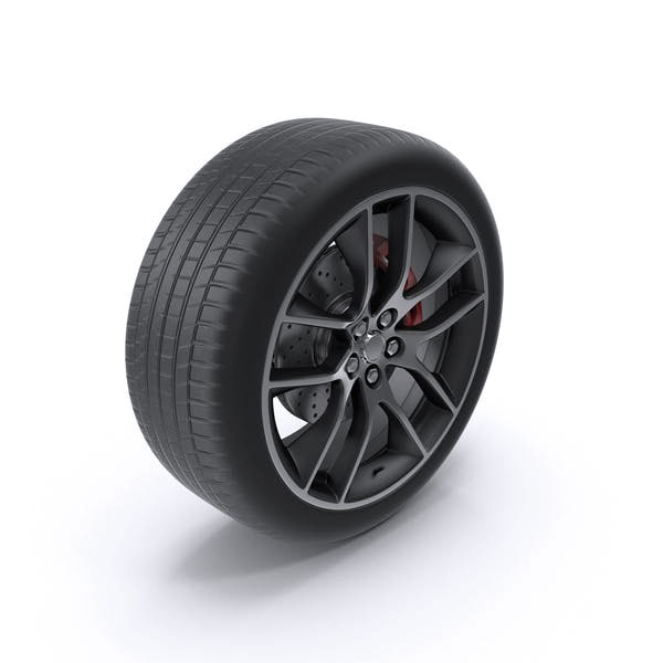 Car Wheel With Rotor